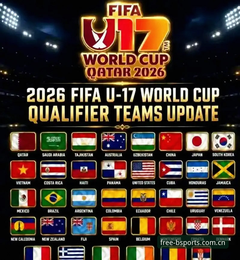 U17世界杯抽签结果揭晓，观赛实用指南助你不错过精彩
